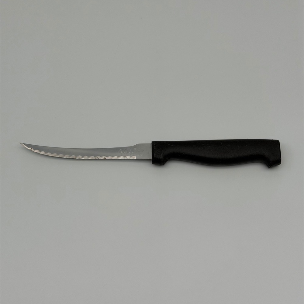 Vintage Ginsu 2000 Serrated Kitchen Filet Knife Stainless Steel 4.5" Blade